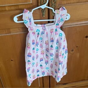 NWT Tullabee/Angel Dear Cotton Muslin Floral Popsicle Dress